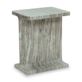 Modern European furniture - Marble I-Beam Accent Table - www.oroa.com