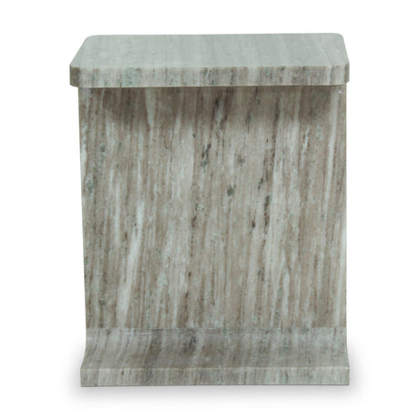 Modern European furniture - Marble I-Beam Accent Table - www.oroa.com