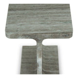 Modern European furniture - Marble I-Beam Accent Table - www.oroa.com