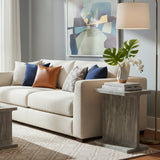 Modern European furniture - Marble I-Beam Accent Table - www.oroa.com
