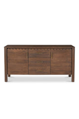 Modern European furniture - Scalloped Edge 3-Drawer Sideboard - www.oroa.com
