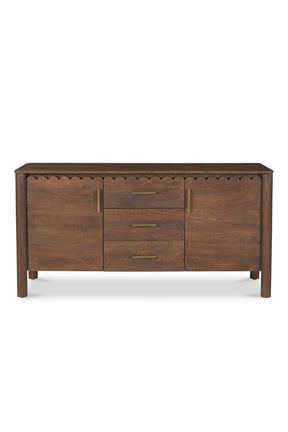 Modern European furniture - Scalloped Edge 3-Drawer Sideboard - www.oroa.com