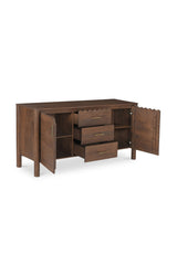 Modern European furniture - Scalloped Edge 3-Drawer Sideboard - www.oroa.com