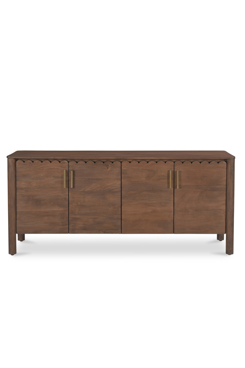 Modern European furniture - Scalloped Edge 4-Door Sideboard - www.oroa.com