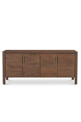 Modern European furniture - Scalloped Edge 4-Door Sideboard - www.oroa.com