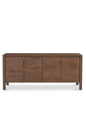 Modern European furniture - Scalloped Edge 4-Door Sideboard - www.oroa.com