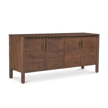 Modern European furniture - Scalloped Edge 4-Door Sideboard - www.oroa.com