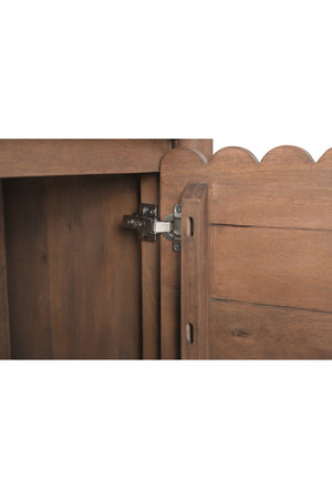 Modern European furniture - Scalloped Edge 4-Door Sideboard - www.oroa.com