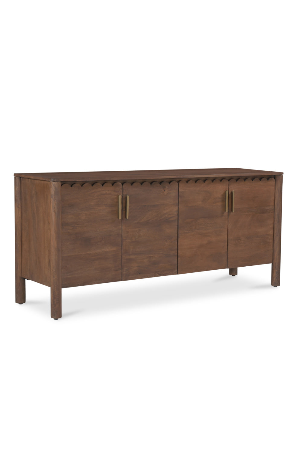 Modern European furniture - Scalloped Edge 4-Door Sideboard - www.oroa.com