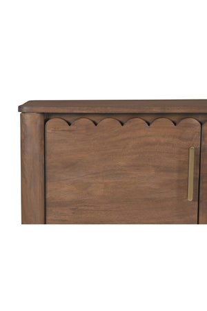 Modern European furniture - Scalloped Edge 4-Door Sideboard - www.oroa.com