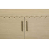 Modern European furniture - Scalloped Edge 4-Door Sideboard - www.oroa.com