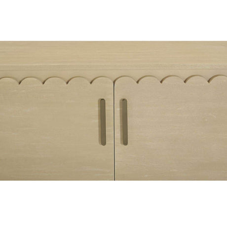 Modern European furniture - Scalloped Edge 4-Door Sideboard - www.oroa.com