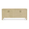 Modern European furniture - Scalloped Edge 4-Door Sideboard - www.oroa.com