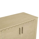 Modern European furniture - Scalloped Edge 4-Door Sideboard - www.oroa.com