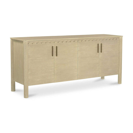 Modern European furniture - Scalloped Edge 4-Door Sideboard - www.oroa.com