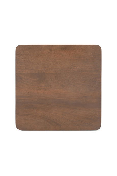 Modern European furniture - Scalloped Edge Brown Side Table - www.oroa.com
