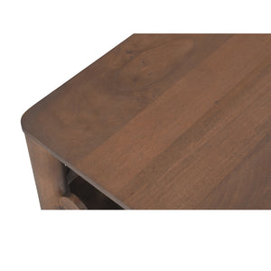 Modern European furniture - Wooden Scalloped Coffee Table - www.oroa.com