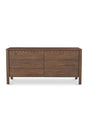 Modern European furniture - Scalloped Edge Wooden 6-Drawer Dresser - www.oroa.com