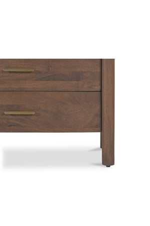 Modern European furniture - Scalloped Edge Wooden 6-Drawer Dresser - www.oroa.com