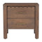 Modern European furniture - Scalloped-Edge 2-Drawer Nightstand - www.oroa.com