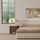 Modern European furniture - Scalloped-Edge 2-Drawer Nightstand - www.oroa.com
