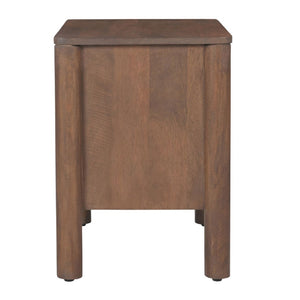   Modern European furniture - Scalloped-Edge 2-Drawer Nightstand - www.oroa.com | Oroa.com