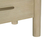 Modern European furniture - Scalloped-Edge 2-Drawer Nightstand - www.oroa.com