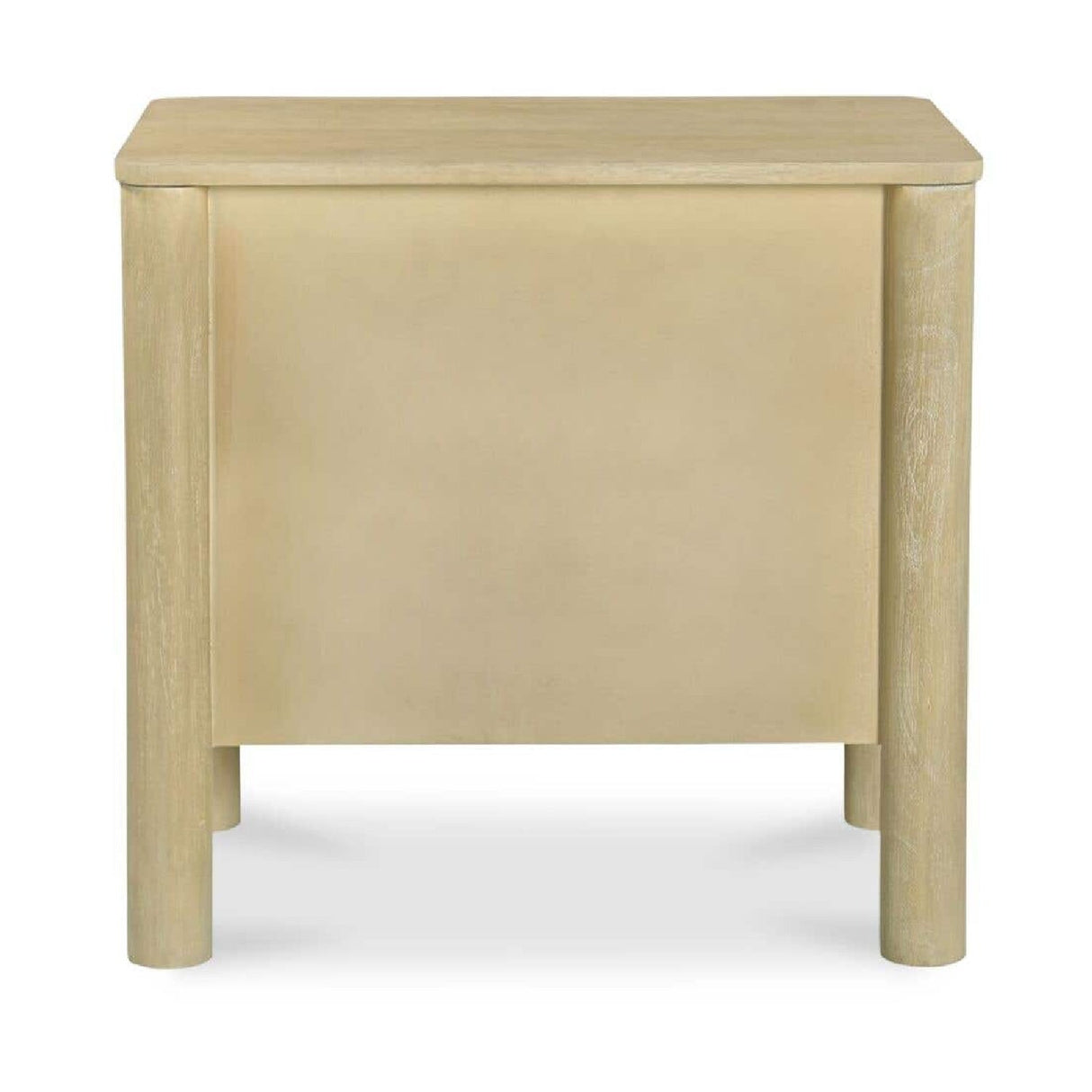 Modern European furniture - Scalloped-Edge 2-Drawer Nightstand - www.oroa.com