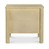 Modern European furniture - Scalloped-Edge 2-Drawer Nightstand - www.oroa.com