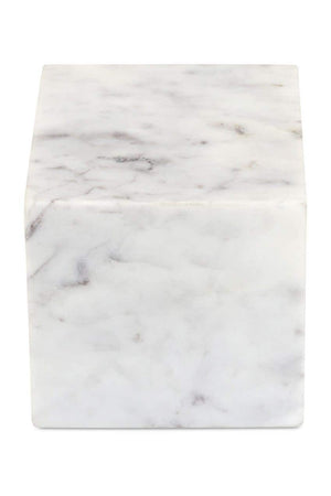 White Marble Cube Tabletop Decor | Novi Living Cora | Oroa.com