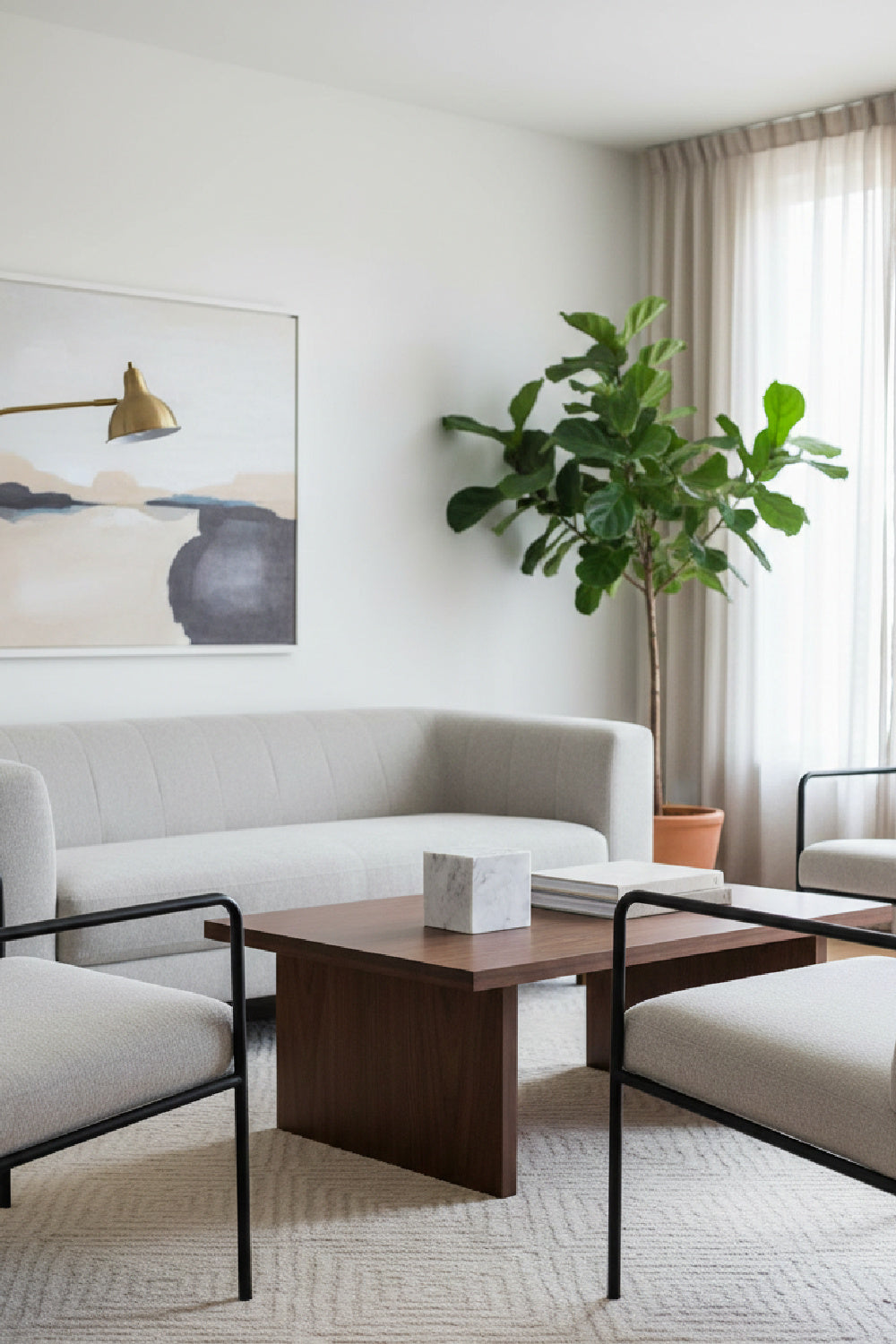 White Marble Cube Tabletop Decor | Novi Living Cora | Oroa.com