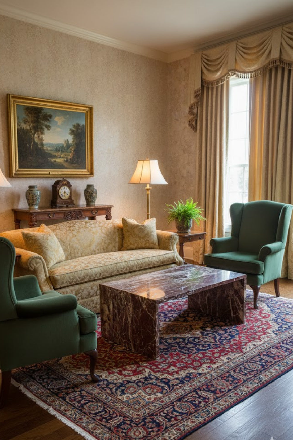 Marble Rectangular Coffee Table | Novi Living Rosa