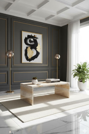 Marble Rectangular Coffee Table | Novi Living Rosa