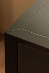 Modern European furniture - Bronze 2-Drawer Nightstand - www.oroa.com