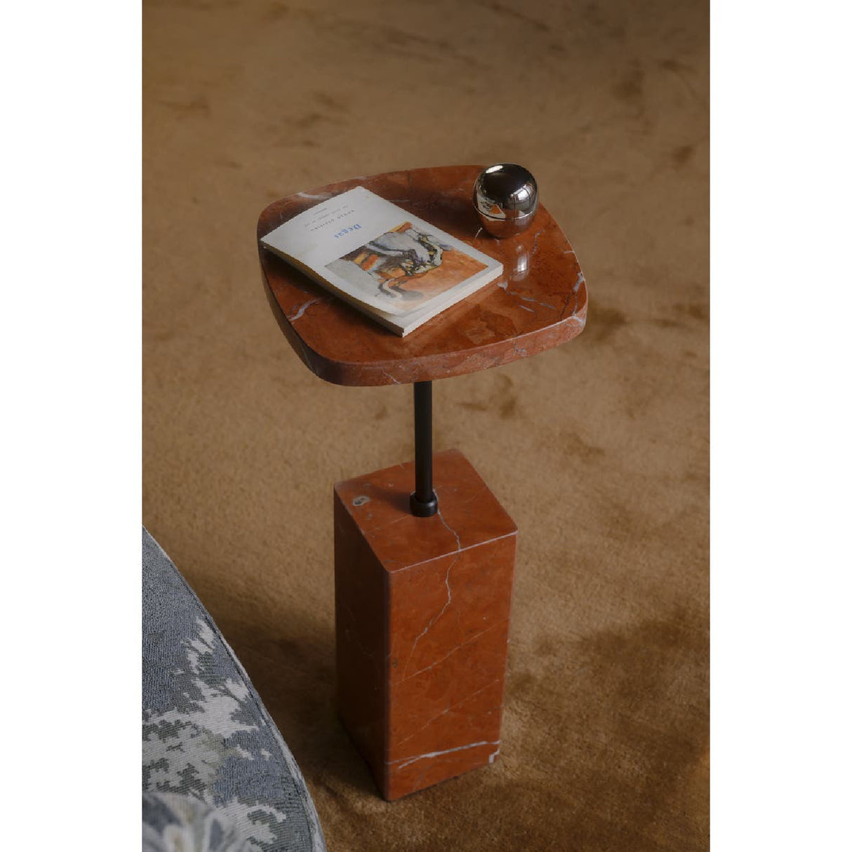 Modern European furniture - Square Stone Side Table - www.oroa.com