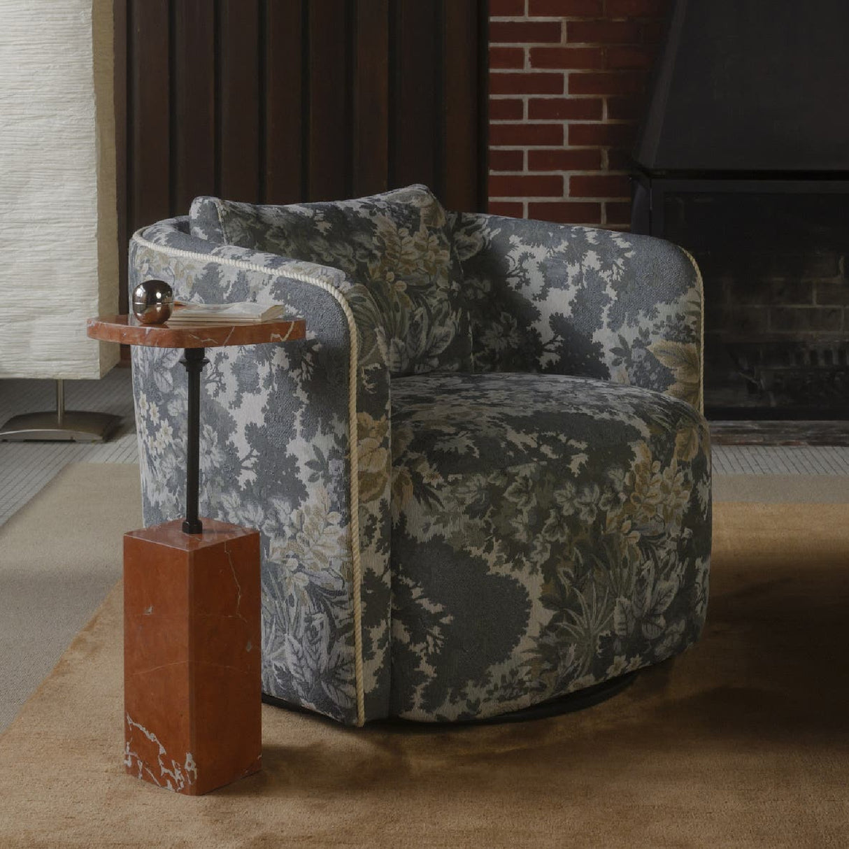 Modern European furniture - Square Stone Side Table - www.oroa.com