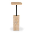 Modern European furniture - Square Stone Side Table - www.oroa.com