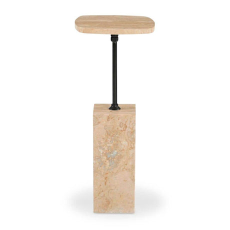 Modern European furniture - Square Stone Side Table - www.oroa.com