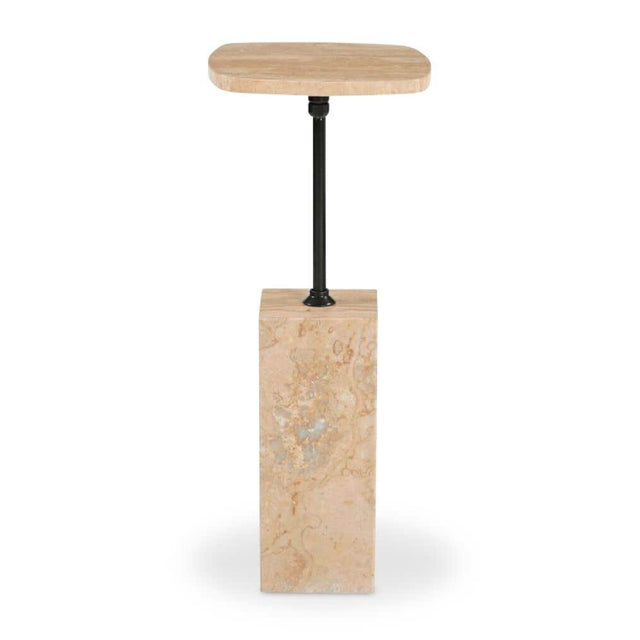 Modern European furniture - Square Stone Side Table - www.oroa.com