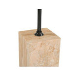 Modern European furniture - Square Stone Side Table - www.oroa.com