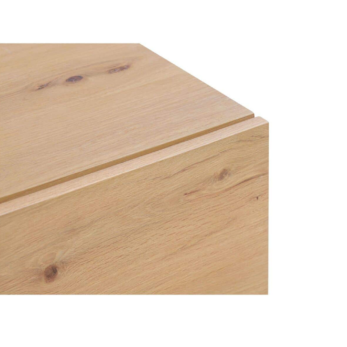 Natural Oak Block Nightstand | Novi Living Shawn