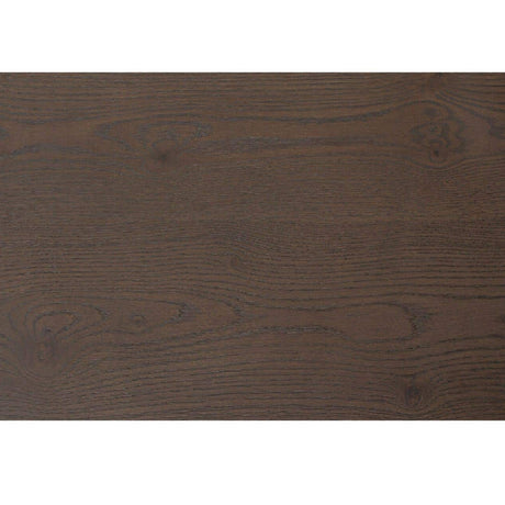 Brown Oak 2-Drawer Nightstand | Novi Living Jenson