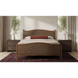 Brown Oak 2-Drawer Nightstand | Novi Living Jenson