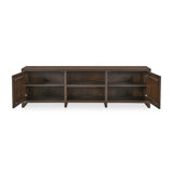 Modern or European furniture - Brown Oak Media Unit - www.oroa.com