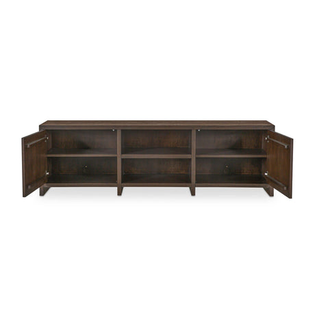 Modern or European furniture - Brown Oak Media Unit - www.oroa.com