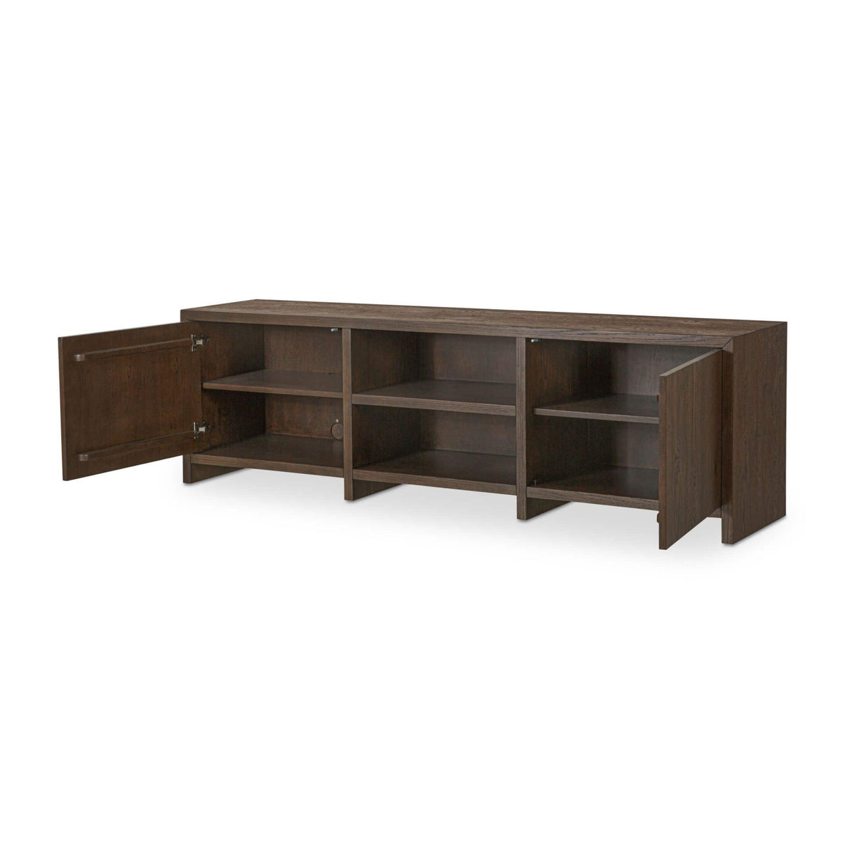 Modern or European furniture - Brown Oak Media Unit - www.oroa.com
