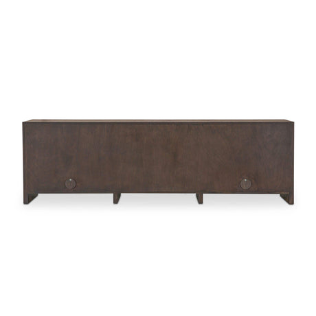 Modern or European furniture - Brown Oak Media Unit - www.oroa.com