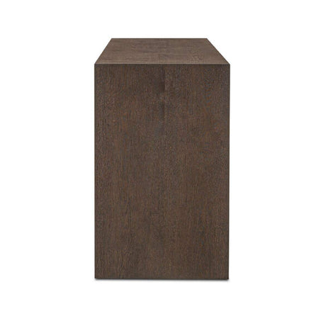 Brown Oak 4-Door Sideboard | Novi Living Jenson