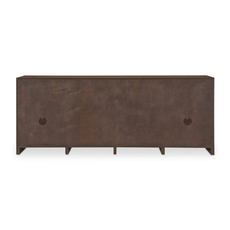 Brown Oak 4-Door Sideboard | Novi Living Jenson