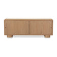 Modern European furniture - Oak Sliding-Door Media Unit - www.oroa.com